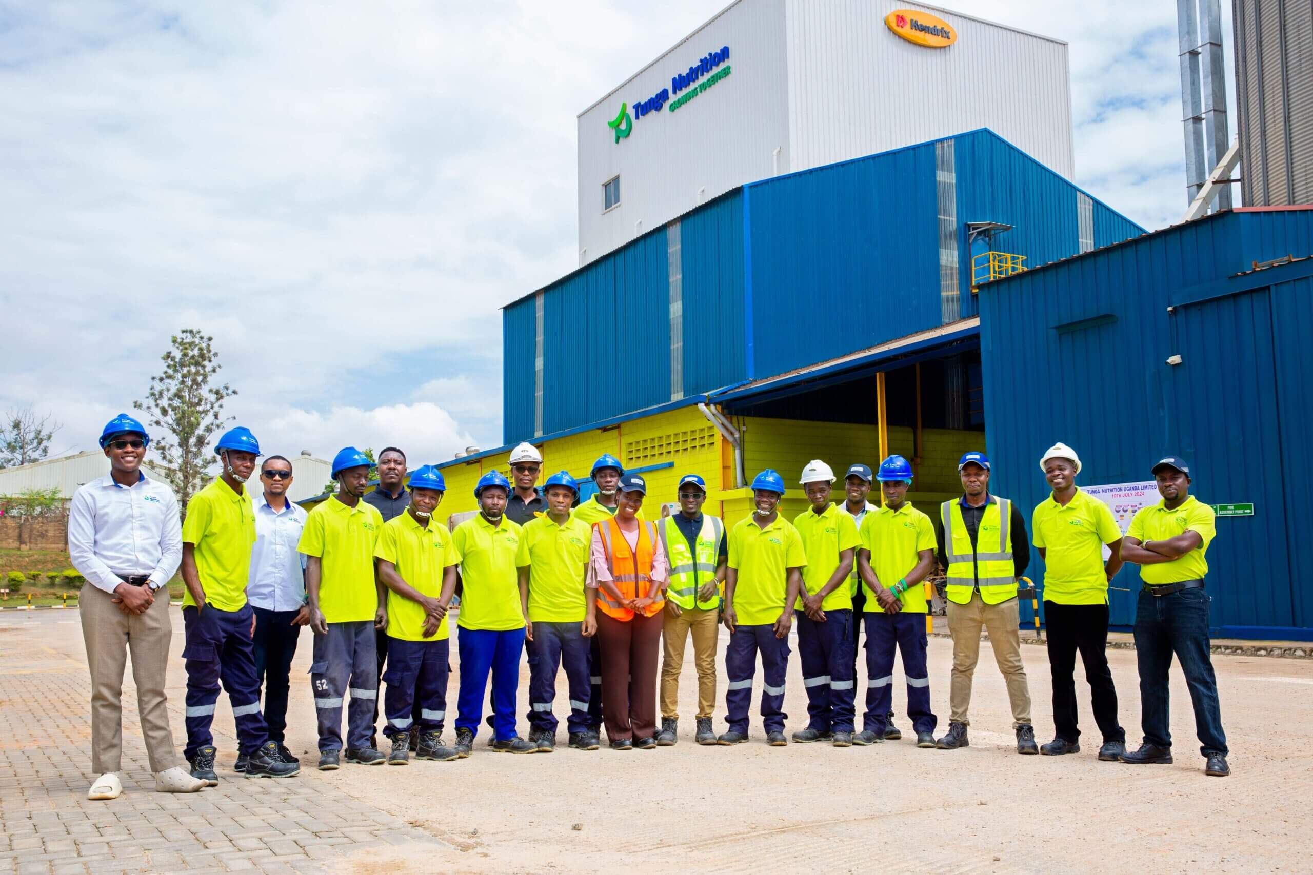 Tunga Nutrition Team at the Factory